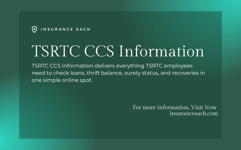 TSRTC CCS Information: 12 Key Details Every Employee Must Know TSRTC CCS Information